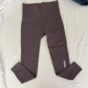 Gymshark Brown Seamless Leggings, Large